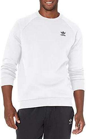 adidas Originals Men's Adicolor Essentials Trefoil Crewneck Sweatshirt in Saudi Arabia