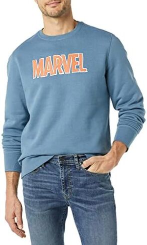 Amazon Essentials Disney | Marvel | Star Wars Men's Fleece Crewneck Sweatshirt in Saudi Arabia