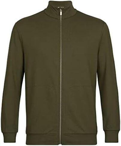 Icebreaker Merino Men's Central Long Sleeve Full-Zip Casual Wool Lounge Sweatshirt in Saudi Arabia