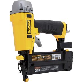 DEWALT Brad Nailer، يقوم بتشغيل مسامير نهائية 18GA مقاس 5/8 بوصة إلى 2 بوصة، إصدار انحشار بدون أدوات (DWFP12231) in Kuwait
