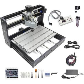 CNCTOPBAOS CNC 3018 Pro Wood Router Kit 3 Axis USB DIY Mini Engraver Milling Engraving Machine Cutter Plastic Acrylic PCB PVC Carving GRBL Control 300x180x45mm in Saudi Arabia