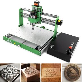FoxAlien WM-3020 CNC Router for Metal Caving, 300W Spindle Linear Rails and Ball Screws 3-axis Milling Engraving Machine for Aluminum Copper Wood Acrylic in Kuwait