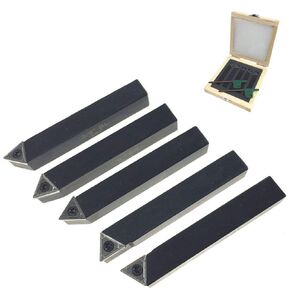 Anytime Tools 5 Piece 3/8" Mini Lathe Indexable Carbide Insert Tool Bit Set in Saudi Arabia
