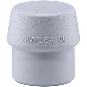 Halder 3201.051 Simplex 1.97 بوصة. حشوة وجه بديلة من المطاط الأزرق الناعم TPE (غير قابل للتشوه)