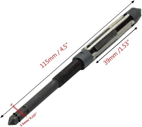 Adjustable Hand Reamer Square End Blade Reamer 19-21mm/3/4"-53/64" | Straight Flutes Milling Cutter Tool Reaming Drill Bit for Metal in Kuwait