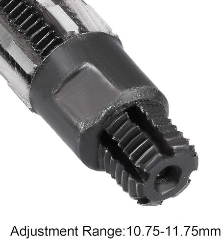 uxcell Adjustable Hand Reamer 13.75-15.25mm High Speed Steel H8 6 Straight Flutes Milling Cutter Tool Metric Reaming Drill Bit for Metal in Kuwait