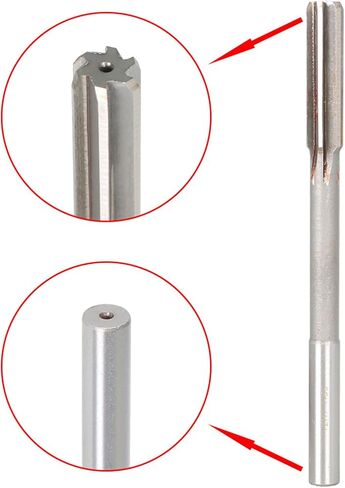 findmall 8PCS Reamer Set 1/8-3/8 inch Chucking Reamer Set H8 HSS Straight Flute Straight Shank Chucking Machine Cutter Milling Reamer Kit for Lathe Machine in Saudi Arabia