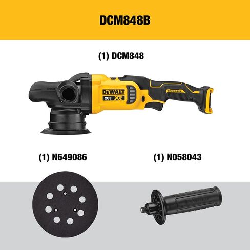 DEWALT 20V MAX* XR Cordless Polisher, Variable-Speed, Random Orbit, 5-Inch, Tool Only (DCM848B) in Saudi Arabia