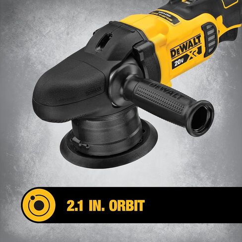 DEWALT 20V MAX* XR Cordless Polisher, Variable-Speed, Random Orbit, 5-Inch, Tool Only (DCM848B) in Saudi Arabia