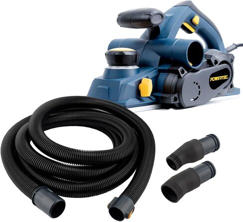 POWERTEC HP1005 Portable Corded Hand Planer 8 Amp Power Motor with 4 3/8 Hand Planer Blades | Electric Woodworking Tool in Saudi Arabia