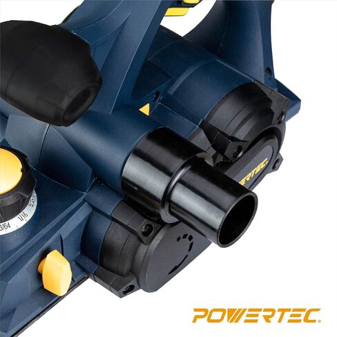 POWERTEC HP1005 Portable Corded Hand Planer 8 Amp Power Motor with 4 3/8 Hand Planer Blades | Electric Woodworking Tool in Saudi Arabia