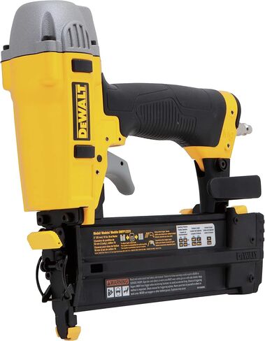DEWALT Brad Nailer، يقوم بتشغيل مسامير نهائية 18GA مقاس 5/8 بوصة إلى 2 بوصة، إصدار انحشار بدون أدوات (DWFP12231) in Kuwait