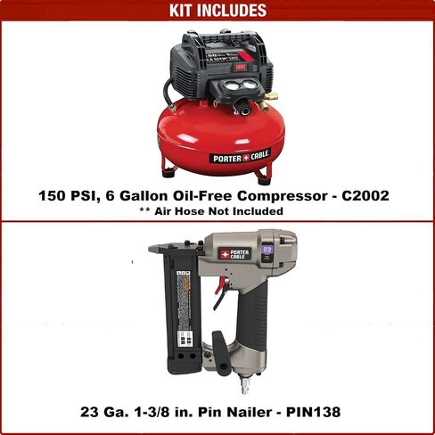 Porter-Cable PIN138R 23-Gauge 1-3/8 in. Pin Nailer (Renewed) in Kuwait
