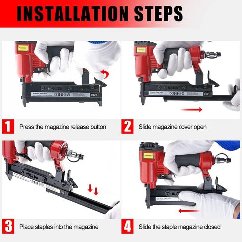 DOTOOL 23 Gauge Pin Nailer Pneumatic 100-Fastener Air-powered Nail Gun Fits 1/2'', 3/4'', 4/5'', 5/8'' and 1'' Nails in Kuwait