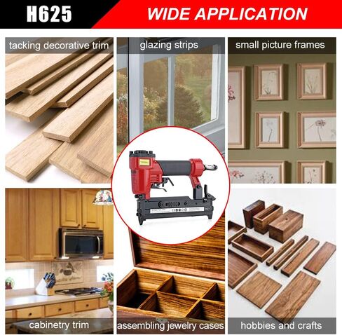 DOTOOL 23 Gauge Pin Nailer Pneumatic 100-Fastener Air-powered Nail Gun Fits 1/2'', 3/4'', 4/5'', 5/8'' and 1'' Nails in Kuwait