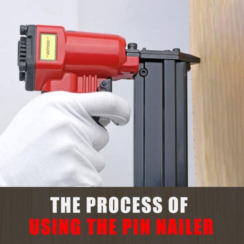 DOTOOL 23 Gauge Pin Nailer Pneumatic 100-Fastener Air-powered Nail Gun Fits 1/2'', 3/4'', 4/5'', 5/8'' and 1'' Nails in Kuwait
