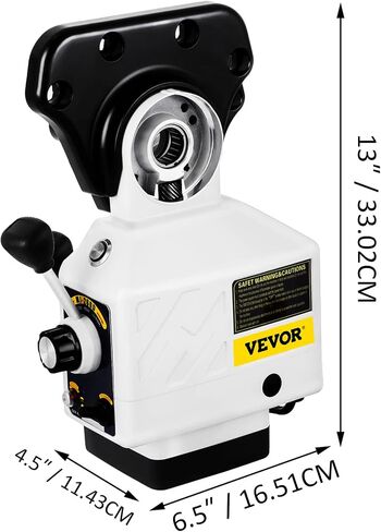 Vevor Power Feed X-Axis 150Lbs Torque,Power Feed Milling Machine 0-200PRM, Power Table Feed Mill 110V,for Bridgeport and Similar Knee Type Milling Machines - Amazon.com in Kuwait