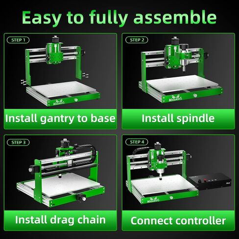 فوكس الين راوتر سي ان سي WM-3020 من اكس وود مادز لتجويف المعادن، قضبان خطية دوارة 300 واط ومسامير كروية 3 محاور، الة حفر للالومنيوم والنحاس والخشب والاكريليك in Kuwait
