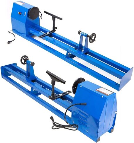 ستارك 1/2HP 40 بوصة مخرطة الخشب الكهربائية (14 بوصة × 40 بوصة) مخرطة الخشب الفوقية 4 سرعات قابلة للتعديل in Kuwait