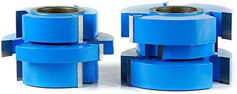Amana Tool - SC554 2-Piece Carbide Tipped 3-Wing Stile & Rail Tongue & Groove Cabinet Door in Saudi Arabia