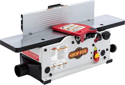 Shop Fox W1876 6" Benchtop Jointer with Spiral-Style Cutterhead and MICROJIG - GRR-RIP BLOCK Smart Pushblock in Kuwait