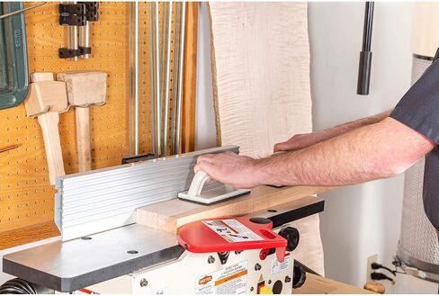 Shop Fox W1876 6" Benchtop Jointer with Spiral-Style Cutterhead and MICROJIG - GRR-RIP BLOCK Smart Pushblock in Kuwait
