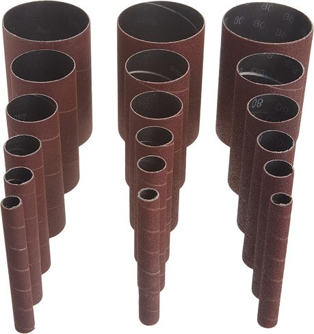 WEN 6510SP80 80-Grit Oscillating Spindle Sanding Sleeves Combo (12 Pack) in Saudi Arabia