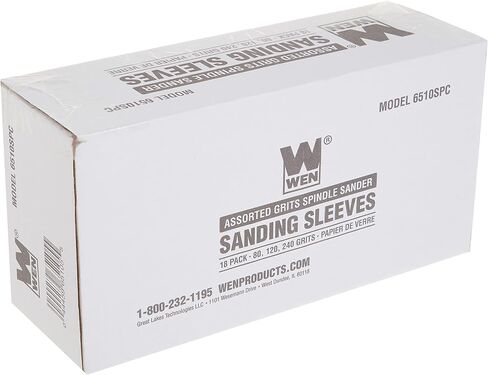 WEN 6510SP80 80-Grit Oscillating Spindle Sanding Sleeves Combo (12 Pack) in Saudi Arabia