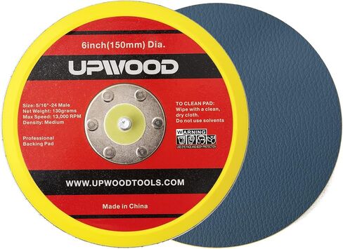 2 pcs 5" Hook and Loop Backing Pad for Air Sander Polisher, 5/16" Arbor with 24 Thread 1,3000RPM DA Sanding Pad in Saudi Arabia