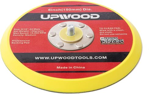 2 pcs 5" Hook and Loop Backing Pad for Air Sander Polisher, 5/16" Arbor with 24 Thread 1,3000RPM DA Sanding Pad in Saudi Arabia
