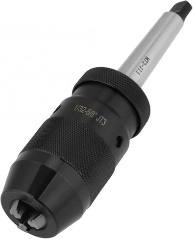 MSEURO 1-16mm Capacity Steel Keyless Drill Chuck Self Tighten Lathe Drill Chuck W/ MT2-JT3 Taper Arbor Drill Bits Adapter Tool Part in Kuwait