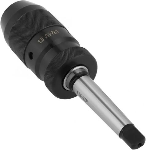 MSEURO 1-16mm Capacity Steel Keyless Drill Chuck Self Tighten Lathe Drill Chuck W/ MT2-JT3 Taper Arbor Drill Bits Adapter Tool Part in Kuwait