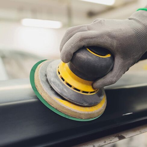 LotFancy 6 Inch PSA Sanding Discs with Tabs, 60PCS 400 600 800 1000 1500 2000 Grit Self Adhesive Wet Dry Green Film Sandpaper Assortment, Random Orbital Sander Fine Grit Sand Paper in Saudi Arabia