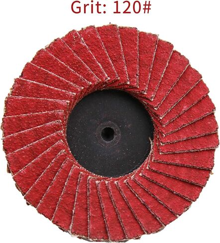 2 Inch Flap Sanding Disc 60 Grit,Surface Conditioning Disc,Quick Change Connection,Ceramic Abrasive Materials,Two Times Stronger Cutting Power,10+1 Pack. in Saudi Arabia