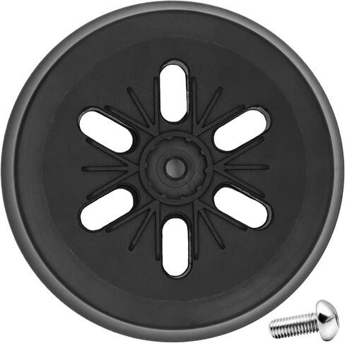 استبدال وسادة الصنفرة مقاس 6 بوصات، استبدال وسادة دعم ماكينة الصنفرة بخطاف وحلقة RS6046، متوافقة مع أجهزة الصنفرة المدارية Bosch ROS65VC 1250DEVS 3727DVS 3727DEVS in Kuwait