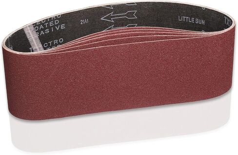 4x36 Inch Sanding Belts 80 Grit 5 Pack for Belt Sander | Premium Aluminum Oxide,Heavy Duty Long-Lasting Belt Sander Belt,4In Belt Sander Paper for Wood Metal Paint Sanding in Saudi Arabia
