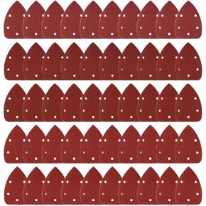 Coceca Mouse Detail Sander Sandpaper Sanding Paper Assorted Sanding Pads 40 80 120 180 240 Grits (50pcs Mouse Sandpaper) in Saudi Arabia
