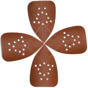 S&F STEAD & FAST Black and Decker Mouse Sanding Pads 60 Pack | 60, 80, 120, 150, 220 Grit Mouse Sander Sandpaper Assortment, 12 Hole, Hook and Loop, Detail Sander Pads with Tack Cloth in Saudi Arabia