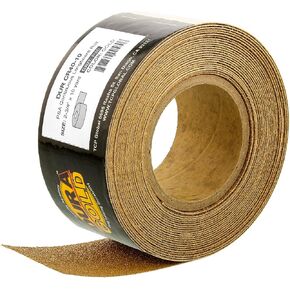 ورق صنفرة Dura-Gold Premium 80 Grit Gold PSA Longboard بطول 20 ياردة، عرض 2-3/4 بوصة - ورق صنفرة ذاتي اللصق للسيارات وأعمال النجارة وآلات صنفرة ملفات الهواء وكتل الصنفرة اليدوية in Kuwait