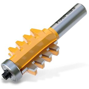 FivePears 2 Pieces of Tongue and Groove Router Bits Set with 1/4" Shank,3 Teeth T Shape Wood Milling Cutter Woodworking Tool in Saudi Arabia