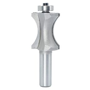 Akylin's Convex Edge Oval Router Bit 1/2" SHK x 1-7/16"CL, Shallow Bullnose at 1-1/8" Length with Bearing,Convex Column Molding Router Bits-Perfect for Stair Treads and Shelf Edges in Kuwait