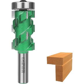 KOWOOD PRO Flush Trim Router Bit(20 Flutes) 1/2"Shank,2-3/4"Cut Length