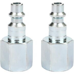 WYNNsky Industrial Type 3/8'' MNPT Zinc-Plated Plug with Sealant, 2 Pieces Air Tools Accessories Air Fittings Kit