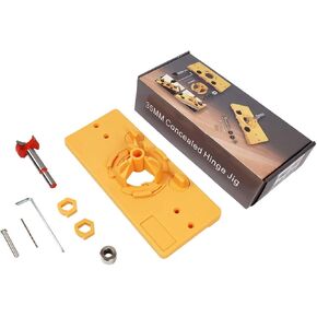 35 مللي متر مفصل مخفي تهزهز ثقب مملة دليل الحفر القاطع مجموعة بت قالب ثقب مملة الباب وبت لتركيب باب الخزانة لنجار الأدوات. (أزرق) in Kuwait