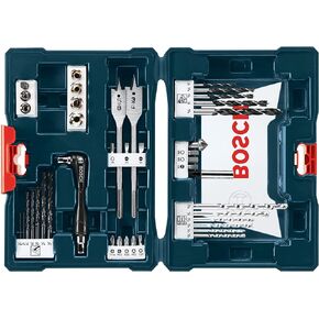 BOSCH MS4034 34-Piece Drilling and Driving Mixed Set with Included Case for Applications in Wood, Metal, Masonry
