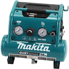 Makita MAC100Q Quiet Series, 1/2 HP, 1 Gallon Compact, Oil-Free, Electric Air Compressor in Saudi Arabia