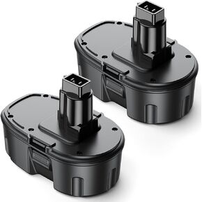 بطارية بديلة من FirstPower 4.0Ah 18V DC9096 DC9098 - متوافقة مع أدوات الطاقة اللاسلكية Dewalt 18V XPR DC9096 DC9098 DC9099 DW9095 DW9096 DW9098 DE9038 عبوتان in Kuwait