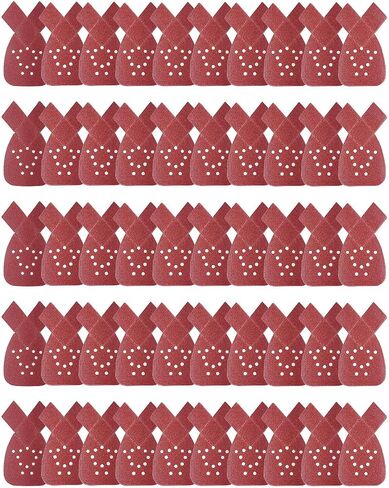 S SATC Mouse Detail Sander Sandpaper 50 PCS Mouse Sanding Pads 12 Hole Mouse Sandpaper Assorted 60/80/120/150/220 Grits in Saudi Arabia