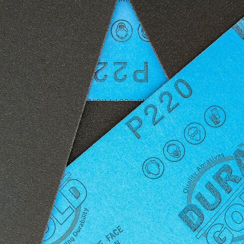 Dura-Gold Premium 2000 Grit Wet or Dry Sandpaper Sheets, 5-1/2" x 9", Box of 25 - Car Color Sanding, Detailing, Polishing Automotive, Woodworking Wood Furniture, Metal Finishing Hand Sand Block Sander in Saudi Arabia