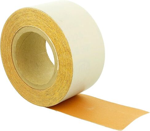 Dura-Gold Premium Gold 80 Grit PSA Longboard Sandpaper, 20 Yard Roll, 2-3/4" Wide, Self Adhesive Stickyback, Woodworking & Automotive Sandpaper Roll, Air File Sand Paper, Auto Sanding Blocks in Saudi Arabia